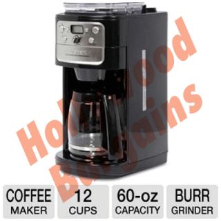 cuisinart grind brew coffee maker 12 cups 60 oz capacity burr grinder