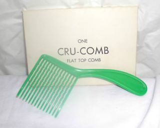 Vintage Flat Top Comb Hair Cru Comb Stylist Barber Shop Personal use