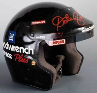 Dale Earnhardt Simpson open face full scale racing helmet early to mid