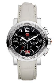 Michele Sport Sail   Large Diamond Black Dial Customizable Watch