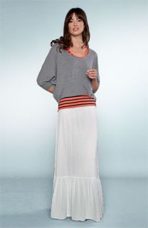 Splendid Sweatshirt, Skirt & Stripe Tank