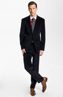 BOSS Black Corduroy Suit & Dress Shirt