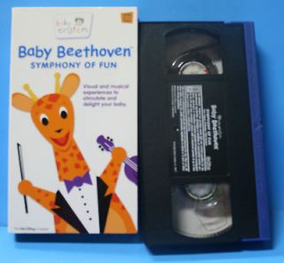 Baby Beethoven Disney Baby Einstein Children Kids VHS Video Tape Music