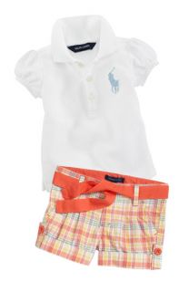 Ralph Lauren Shirt & Pumpkin Patch Shorts (Infant)