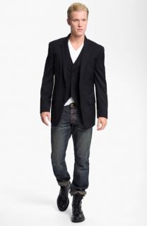 John Varvatos Star USA Sportcoat, Vest & PRPS Straight Leg Jeans
