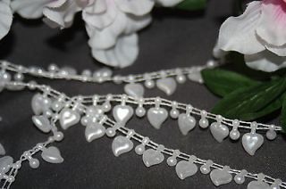 9ft Heart Pearl Bead Garland Rope Wedding Decorations 578
