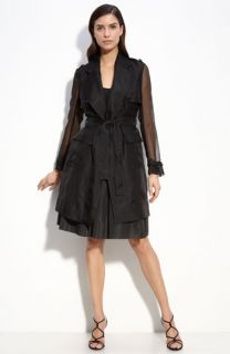 St. John Evening Tank & Skirt with Organza Trench