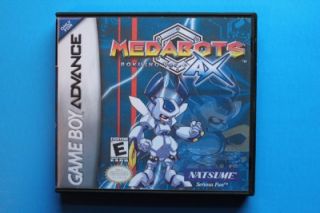 Medabots AX Rokusho Version Gameboy Advance Boxed in Collectors Case
