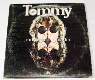ROGER DALTREY SIGNED AUTOGRAPHED TOMMY THE MOVIE 2 LP ALBUM w COA THE