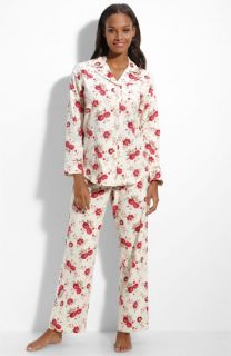 Lauren Ralph Lauren Sleepwear Floral Print Classic Notch Collar Pajamas