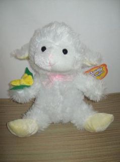 Cuddly Cousin White Easter Lamb Sheep Plush Stuffed Tag