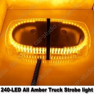 Waterproof Amber Yellow 240 LED Emergency Hazard Warning Strobe