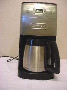 Cuisinart DGB 650 10 Cup Stainless Steel Grind Brew Coffee Maker