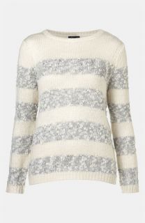 Topshop Sequin Stripe Sweater