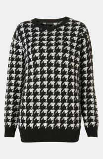 Topshop Houndstooth Sweater