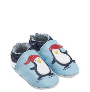 Robeez® Skating Penguin Slip On (Baby)