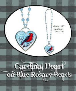 Hannah Aitchison Classic Hdware Cardinal Heart Necklace
