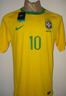 WC 2010 Brazil Brasil Home Soccer Jersey Ronaldinho 10