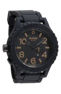 Nixon The 51 30 Rubber Strap Watch