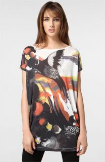 Twenty8Twelve Bird Print Boatneck Tee