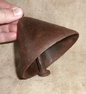  Late 18th Early 19th Century Wrought Iron Animal Cow Bell