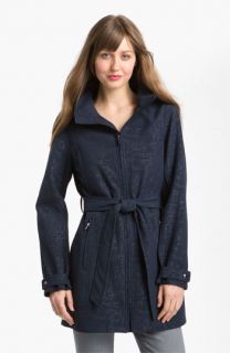 Calvin Klein Zip Front Hooded Coat