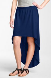 Lily White Asymmetrical Hem Maxi Skirt (Juniors)