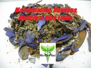 Blue Lotus Marshmallow Leaf Damiana Mullein 1 oz Mixed Combo