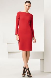 Michael Kors Double Face Stretch Wool Crepe Dress