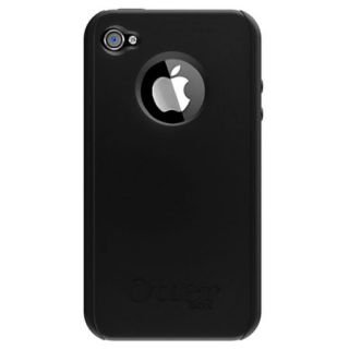 New iPhone 4 4S Black Otterbox Impact Series Case Protector Cover