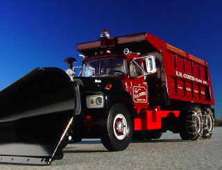 Last Stunning E N Curtis Mack R600 Dumptruck with Snow Plow First Gear