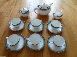 Wedgwood England Curzon Pattern Tea Coffee Service Set