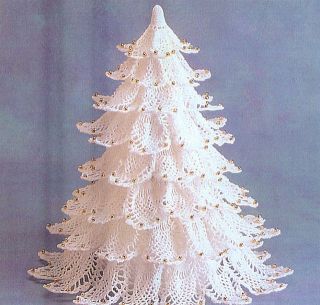 Crochet Herrschner Pineapple Christmas Tree Patten