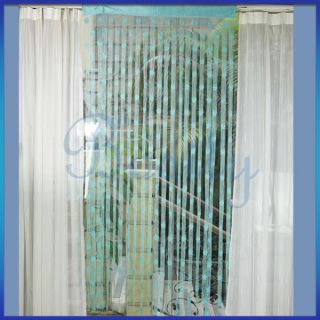 Fringe Door Window Panel Room Divider String Curtain Turquoise