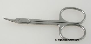 10 fine cuticle scissors curved 3 5 stainless steel