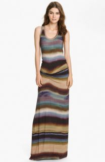Young, Fabulous & Broke Hamptons Tie Dyed Stripe Maxi Dress
