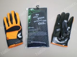 Cutters 017 Orange Home C Tack Receiver Gloves Size XL