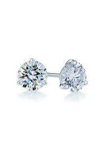 Kwiat 0.75ct tw Diamond & Platinum Stud Earrings