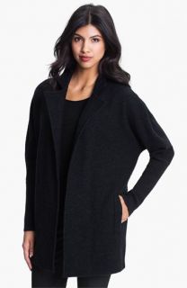 Eileen Fisher Notch Collar Wool Blend Coat (Online Exclusive)