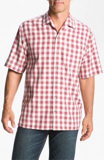 Tommy Bahama Gingko Check Cotton & Silk Sport Shirt