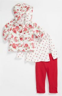 Little Me Barberry Roses Top, Pants & Jacket (Infant)