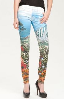 MOTHER The Looker Print Skinny Stretch Denim Jeans