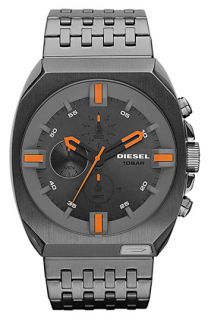 DIESEL® Cushion Case Chronograph Bracelet Watch