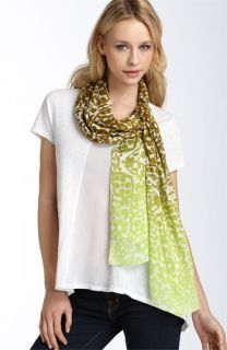 O by Oscar de la Renta Ethnic Ombré Geo Oblong Scarf