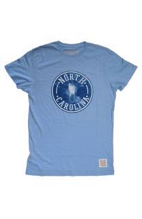 The Original Retro Brand North Carolina Tar Heels Crewneck T Shirt (Men)