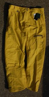 2012 Nike Crowley Gore Tex Snowboarding Pants XL Yellow