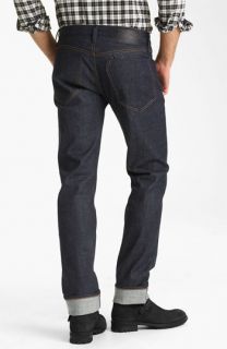 Rogan Puck Slim Straight Leg Selvedge Denim Jeans (Indigo)