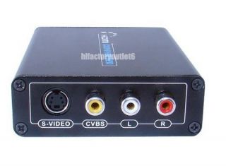 HDMI to 3RCA AV Composite s Video Converter for PS3 DVD