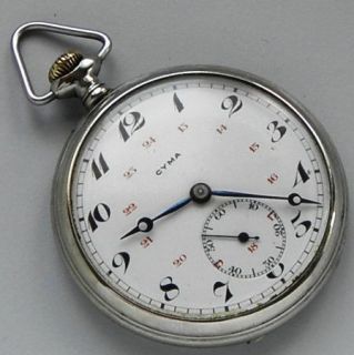 Vintage CYMARARE Old Swiss Pocket Watch
