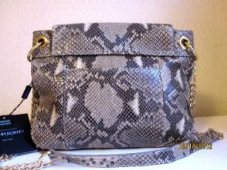 CYNTHIA ROWLEY PHYTON PRINT Leather Shoulder /Crossbody Bag Handbag